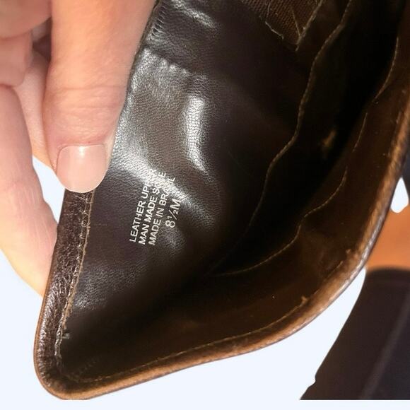 Matisse Brown Leather Mid-Calf Riding Boots Embroidered Western Boho Womens 8.5 - Picture 4 of 14